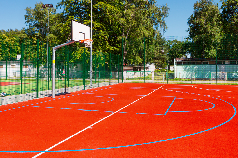 sports court repair and markings